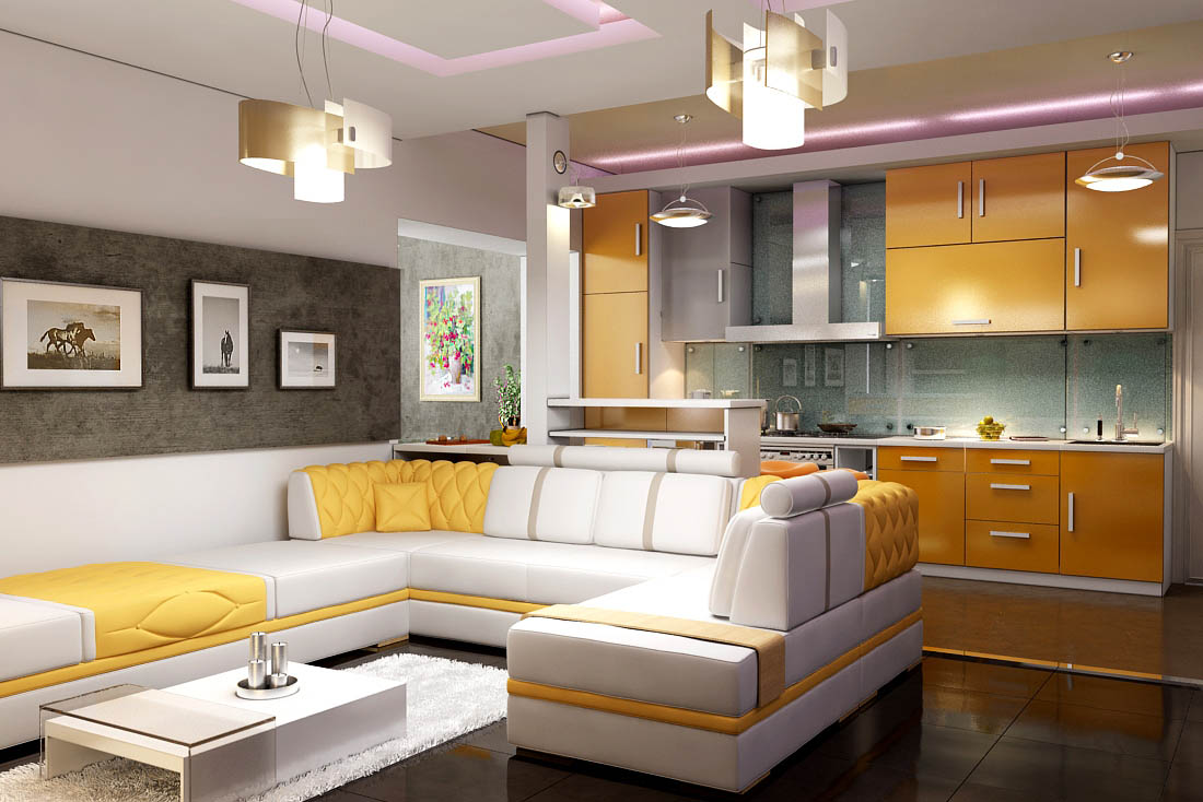 Декорация уголка в кухне 4